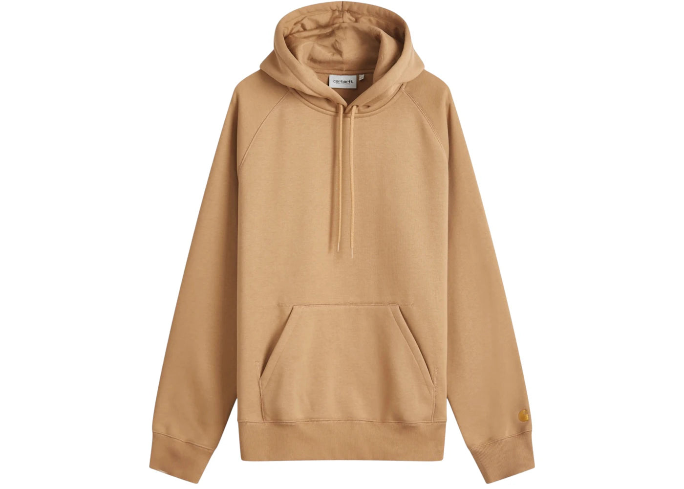 Carhartt WIP Hooded Chase Sweatshirt Peanut/Gold