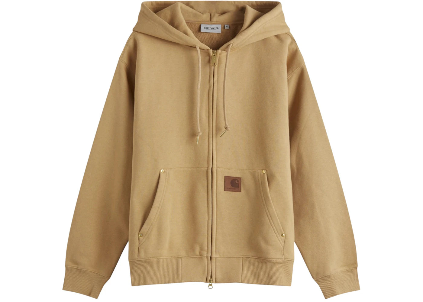 Carhartt WIP Hooded Eldon Sweat Jacket Dusty Hamilton Brown