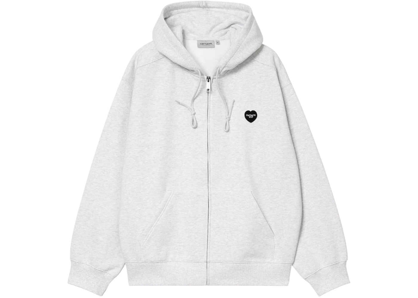 Carhartt WIP Hooded Heart II Hartt Sweat Jacket Gray