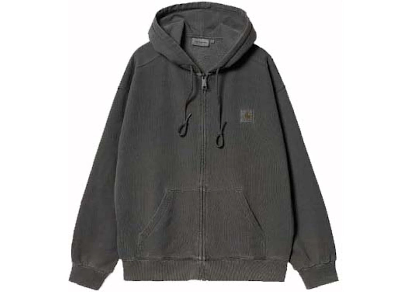 Carhartt WIP Hooded Nelson (Garment Dyed) Jacket Charcoal