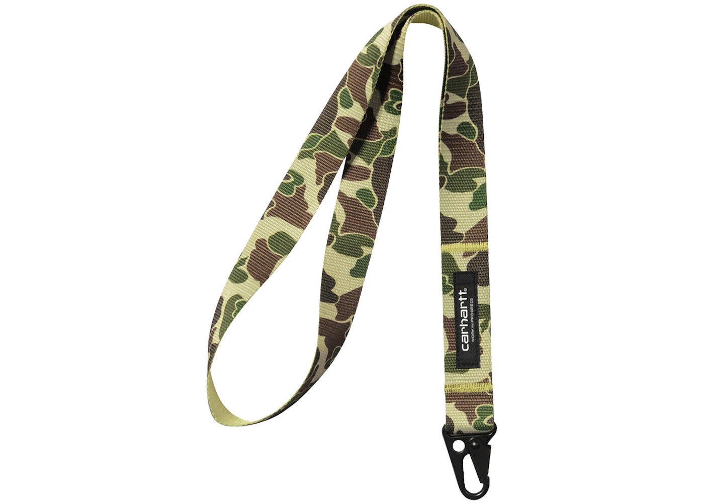 Carhartt WIP Jacquard Jude Keychain Green Camo Duck