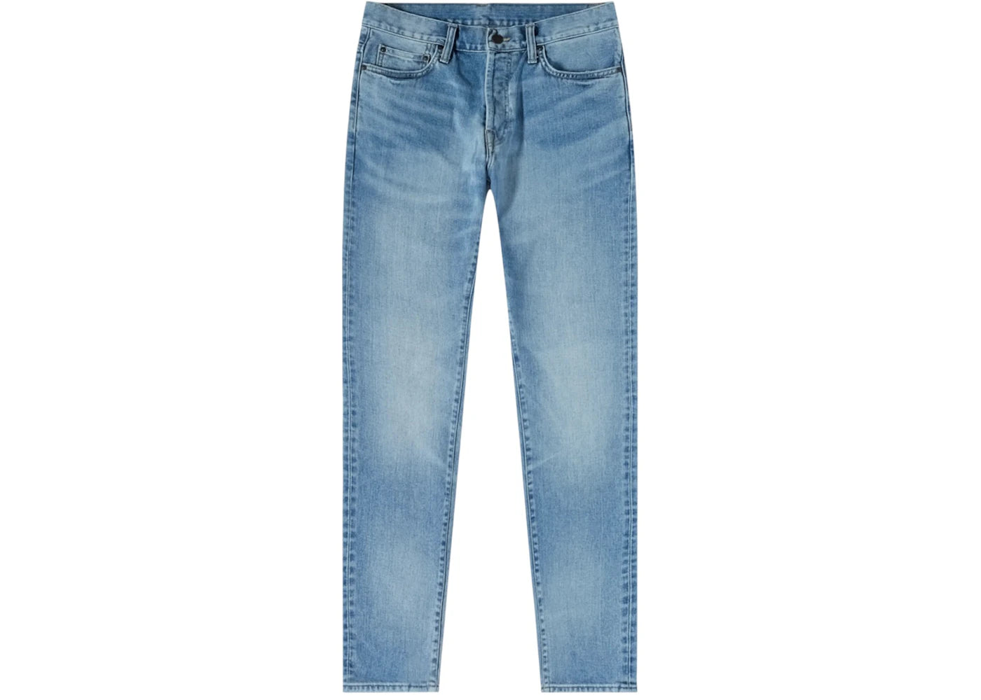Carhartt WIP Klondike Regular Tapered Jeans Blue Light Used Wash