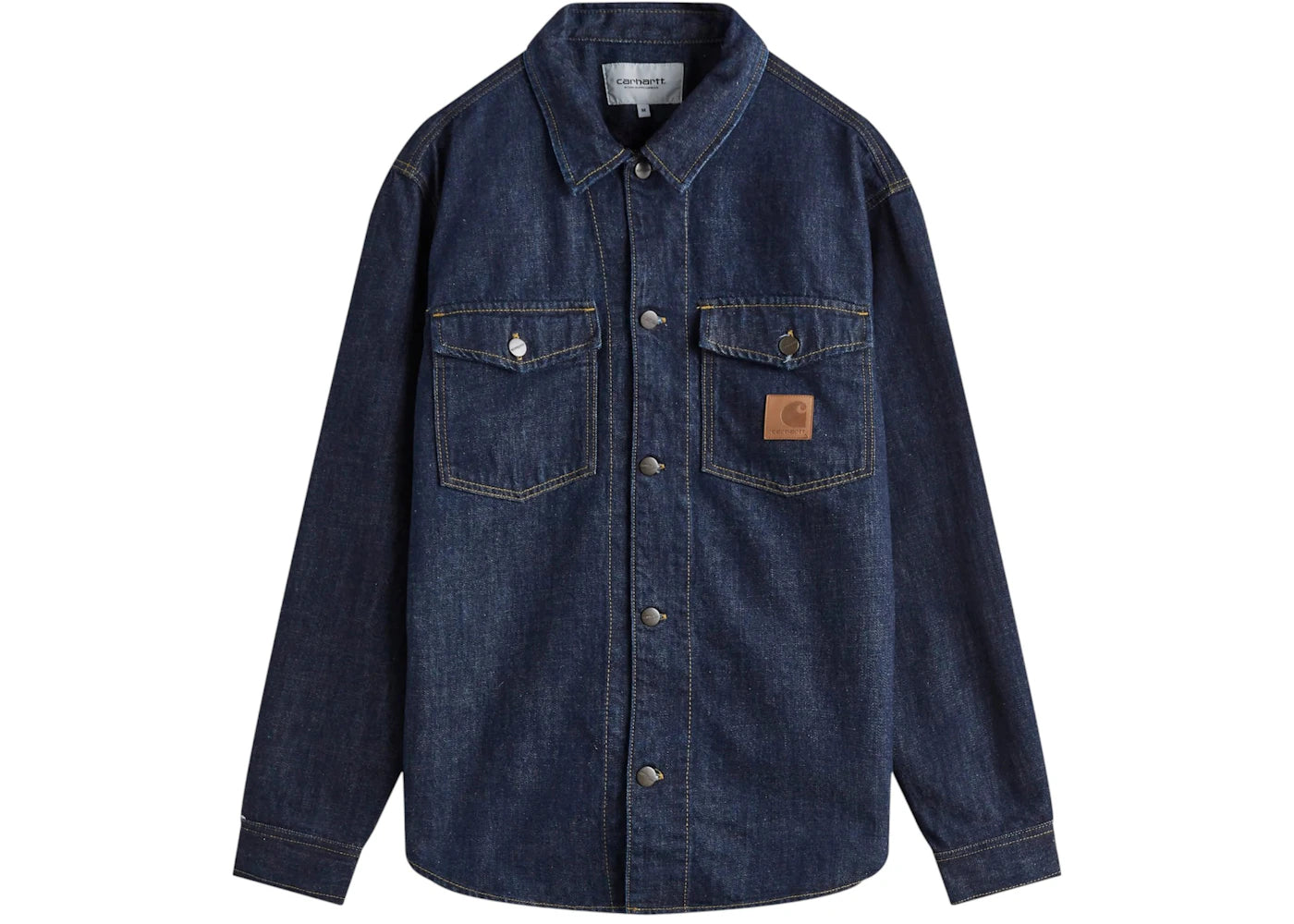 Carhartt WIP Lincoln Denim Shirt Jacket Blue Rinsed