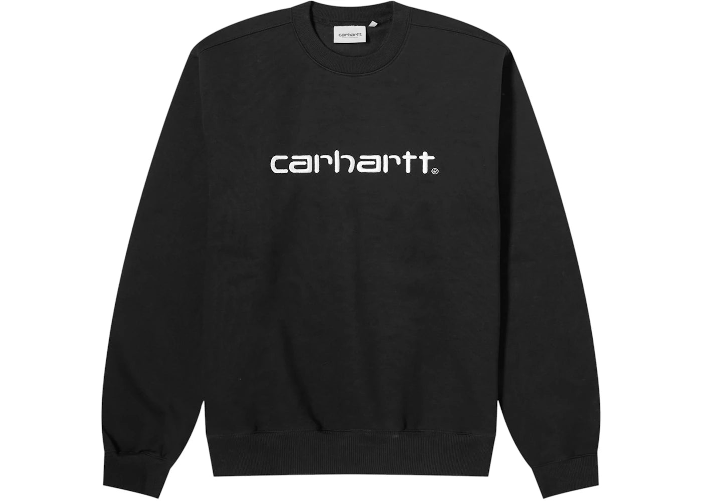 Carhartt WIP Logo Crew Sweatshirt Black/White