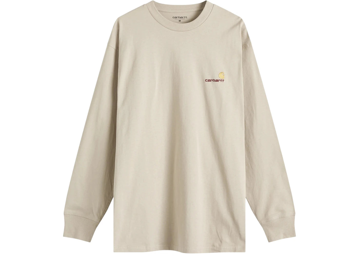 Carhartt WIP Long Sleeve American Script T-shirt Fleur De Sel