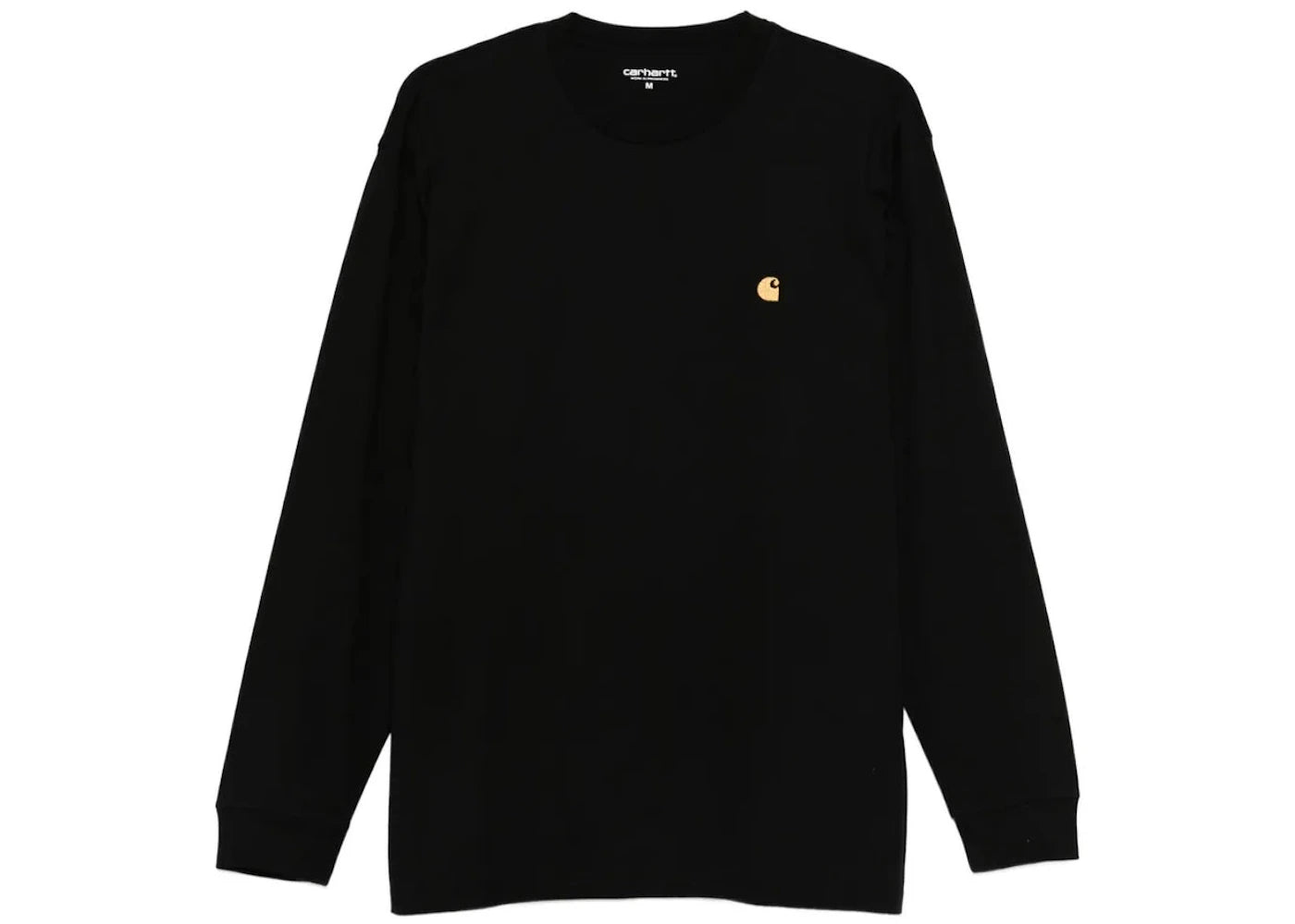 Carhartt WIP Long Sleeve Chase T-shirt Black Gold