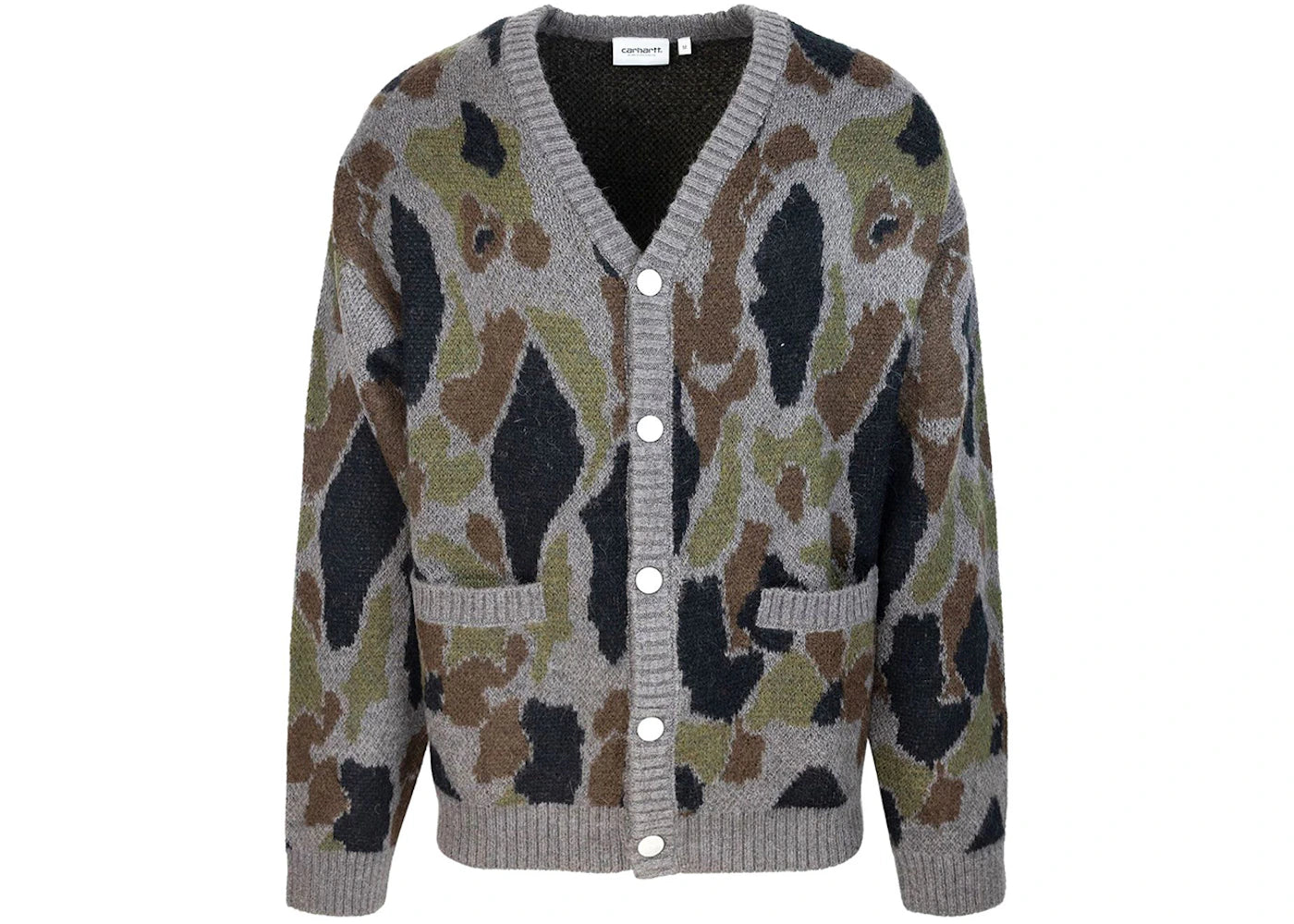 Carhartt WIP Merton Cardigan Camo Duck Jaquard
