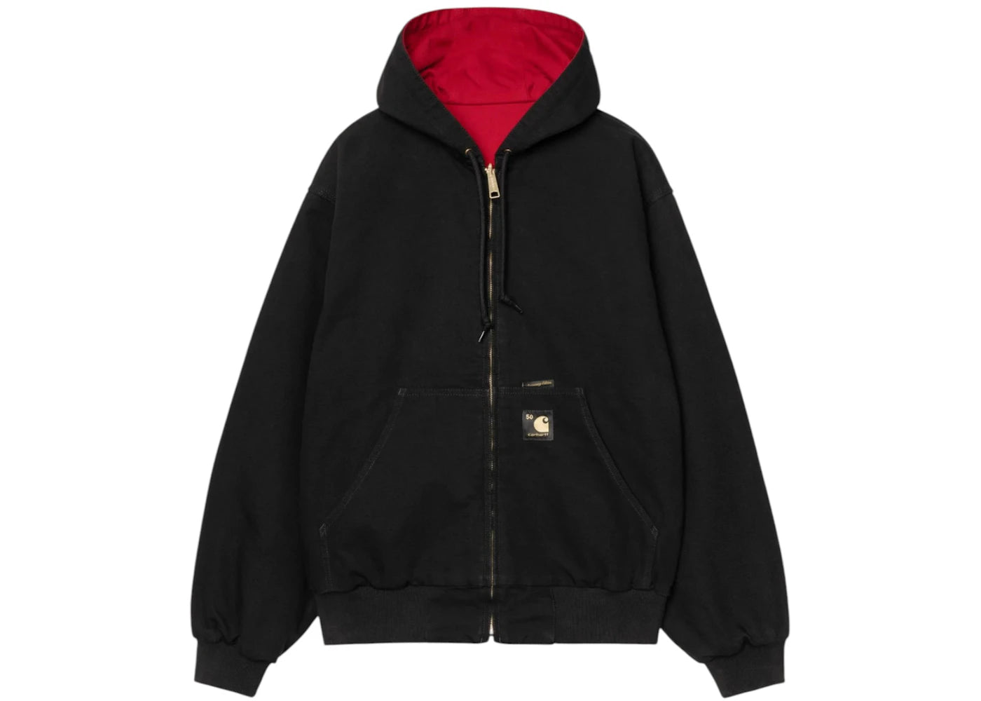 Carhartt WIP OG Active 50th Anniversary Edition Canvas Jacket Black/USA Red