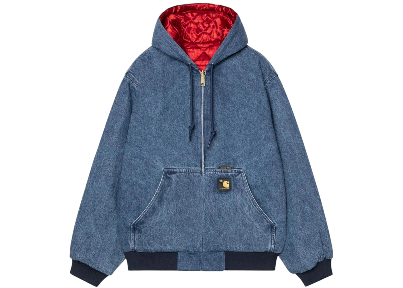 Carhartt WIP OG Active 50th Anniversary Edition Denim Jacket Blue/USA Red