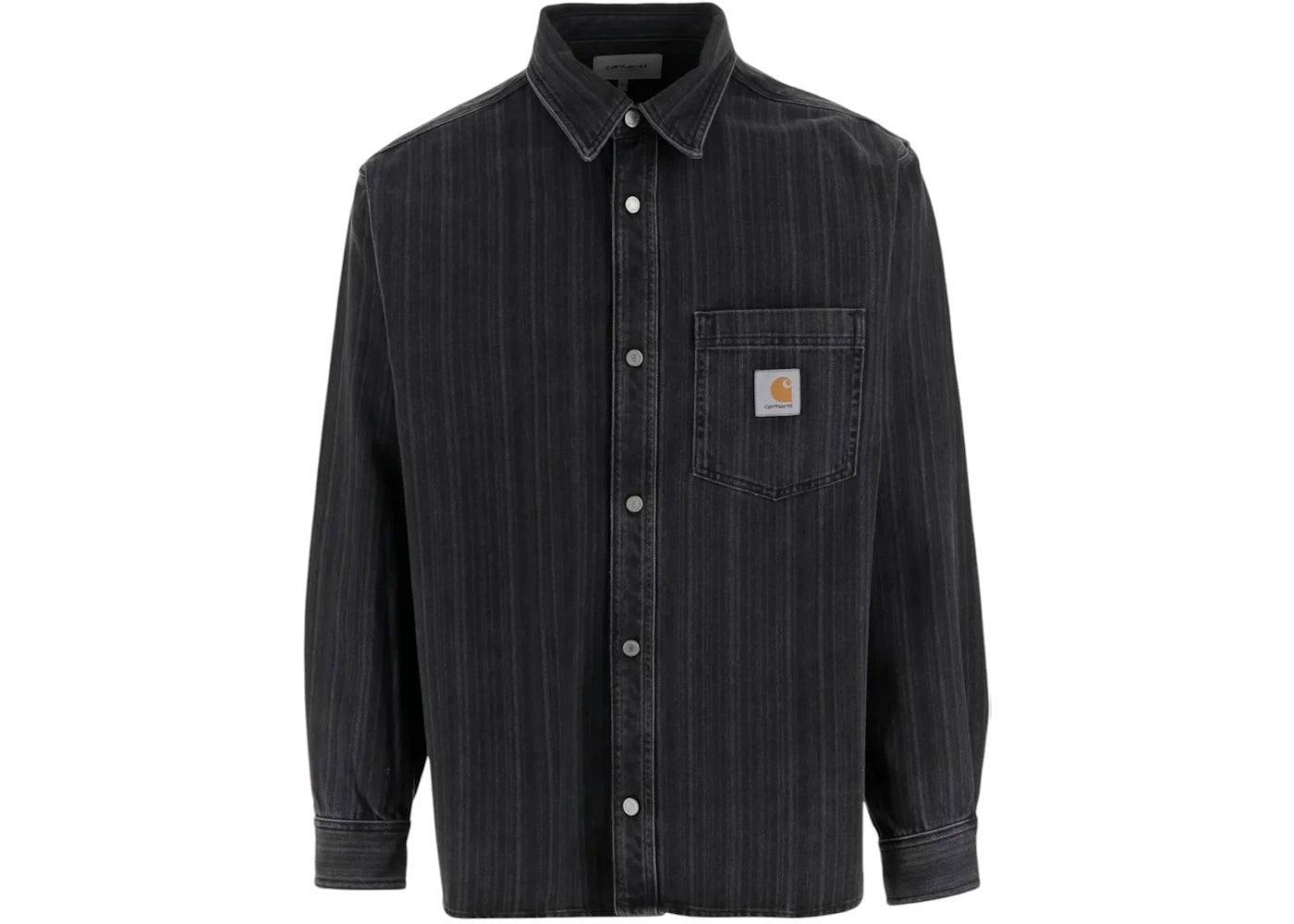 Carhartt WIP Rylan Stone Washed Shirt Rylan Stripe/Black
