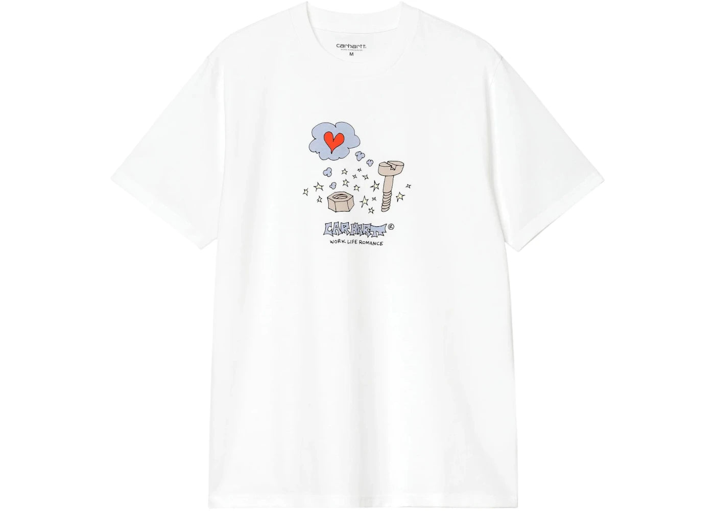 Carhartt WIP Work Life Romance T-shirt White