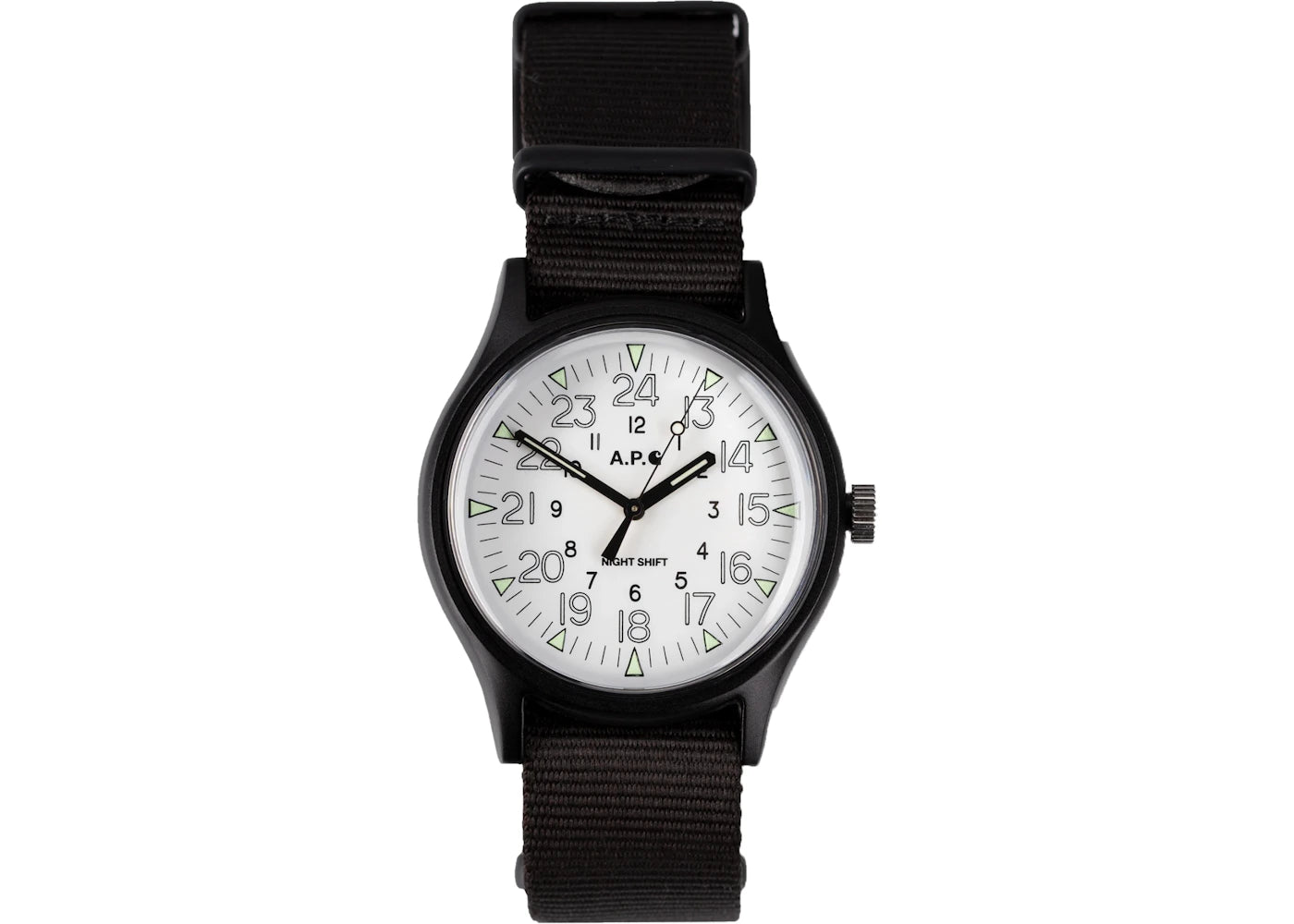 Carhartt WIP x APC Mady Watch Black Khaki
