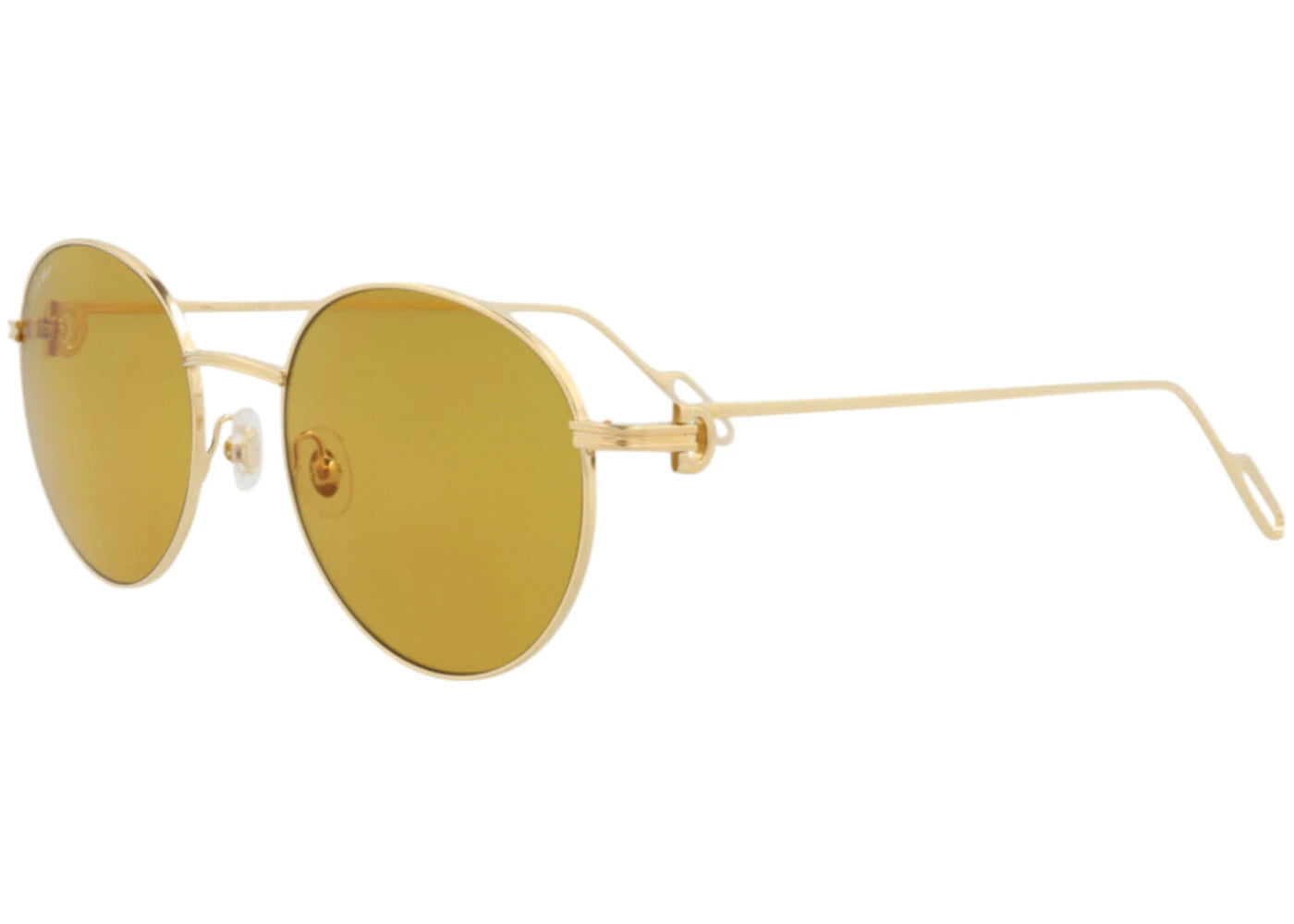Cartier Round Sunglasses Gold Gold Yellow (CT0249S-30009010-004)