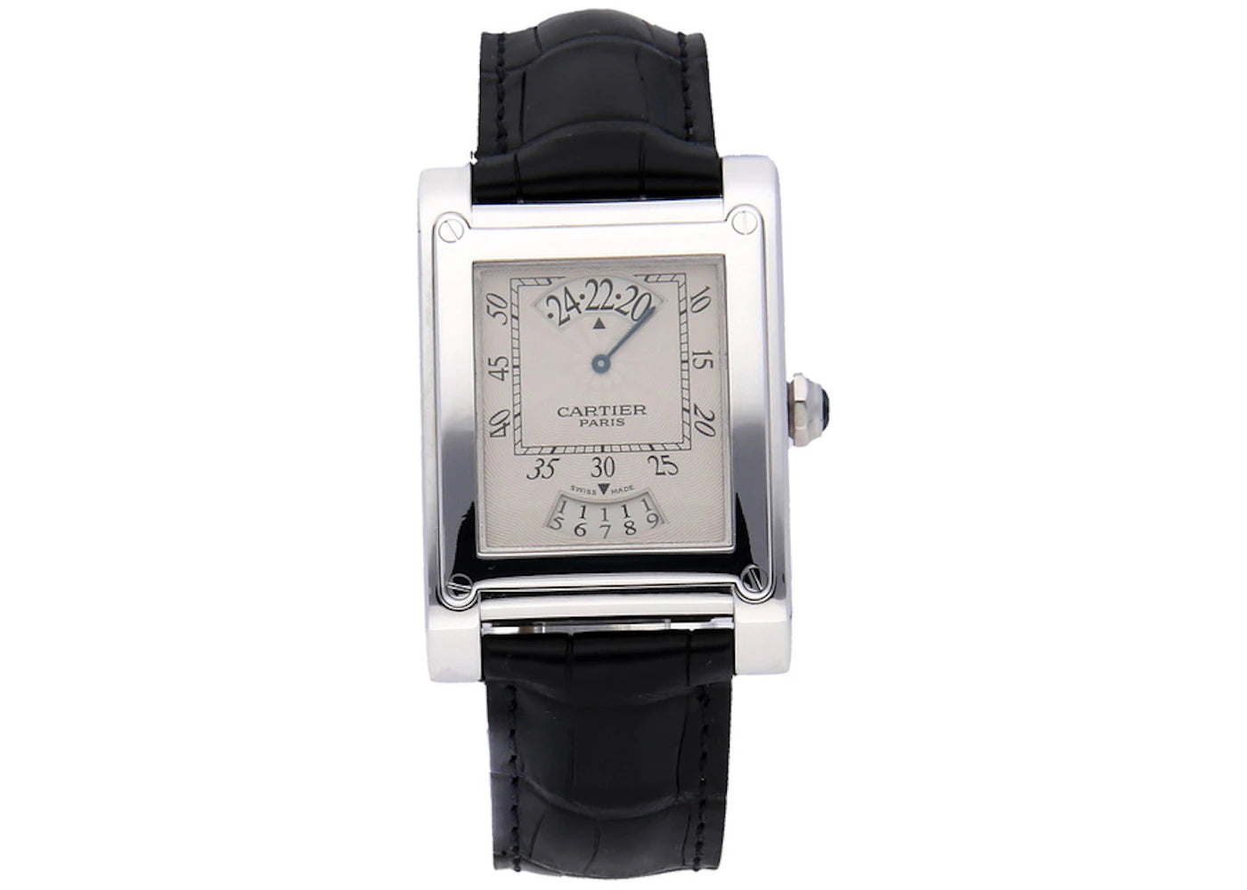 Cartier Tank A Vis Jumping Hour Paris Privee W1533451