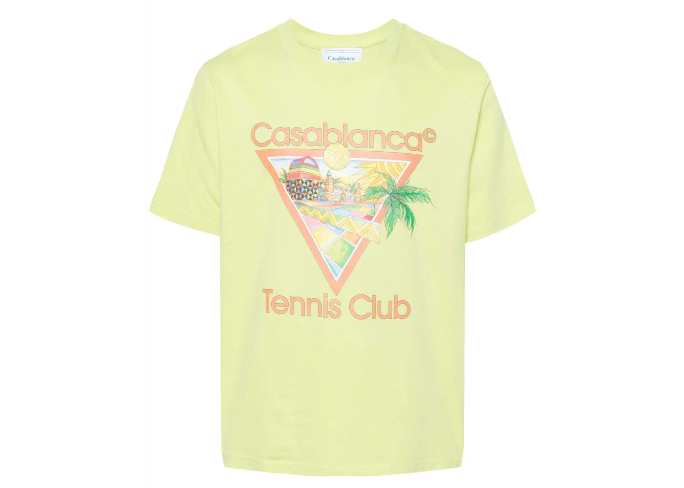 Casablanca Afro Cubism Tennis Club T-shirt Green/Multicolor