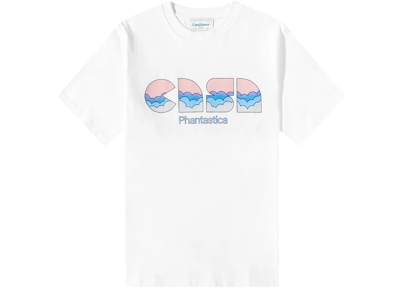 Casablanca Casa Clouds T-shirt White/Pink/Blue