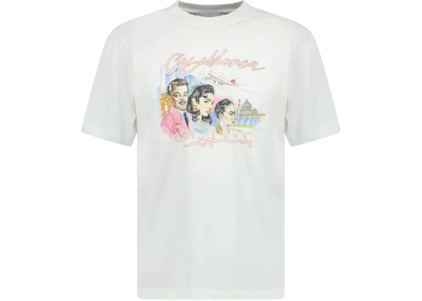 Casablanca Casablanca La Liaison Design T-Shirt White