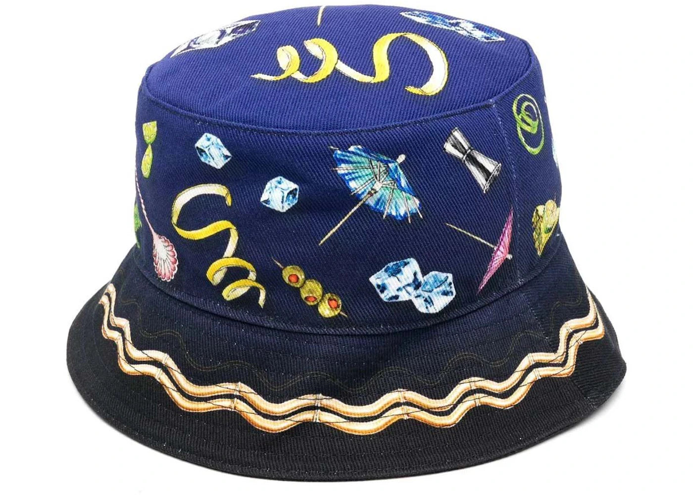 Casablanca Club Sunset Bucket Hat Blue/Multi