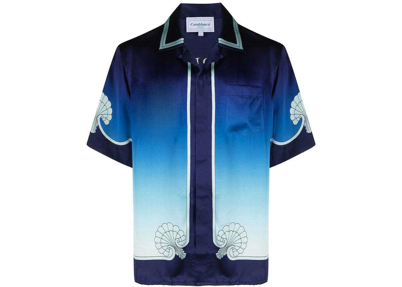 Casablanca Graphic Print Cuban Shirt Multicolour