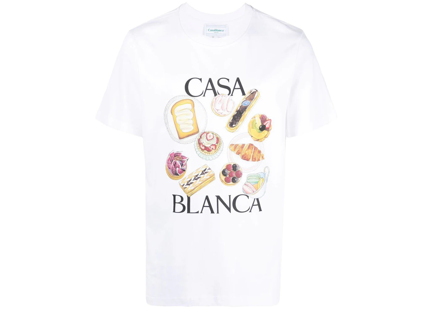 Casablanca Graphic Print T-shirt White