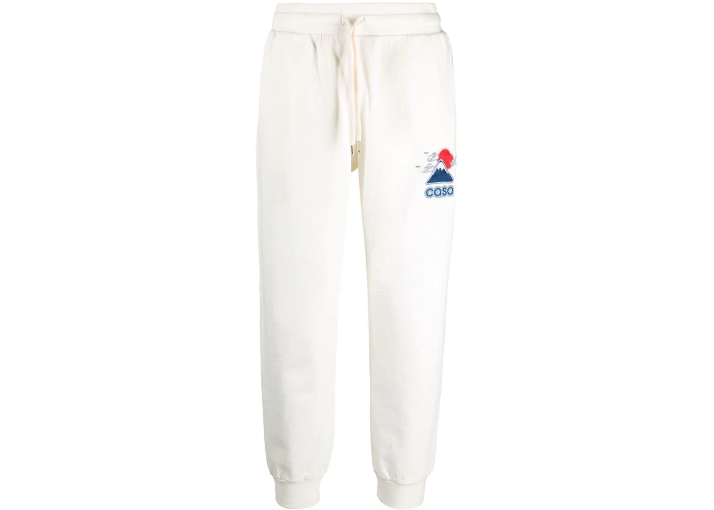 Casablanca Logo Embroidered Sweatpant White