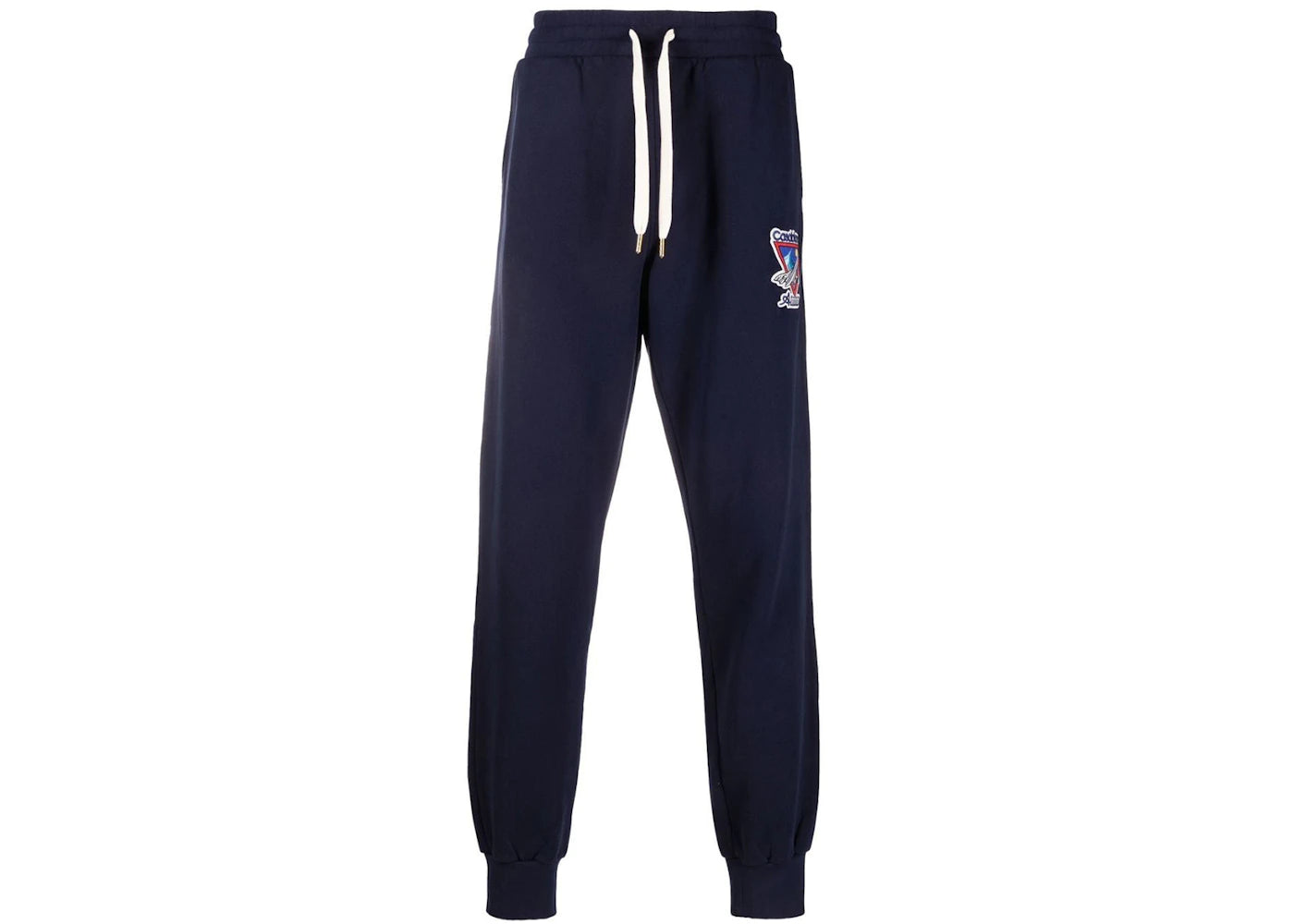 Casablanca Logo Patch Drawstring Sweatpants Blue