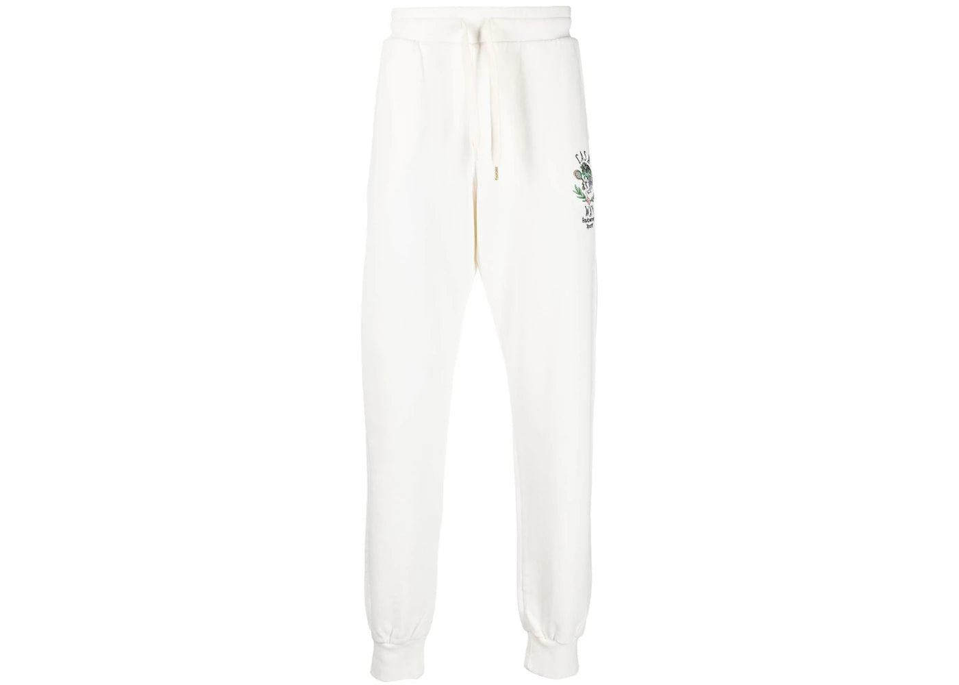 Casablanca Logo Patch Drawstring Sweatpants Off-White