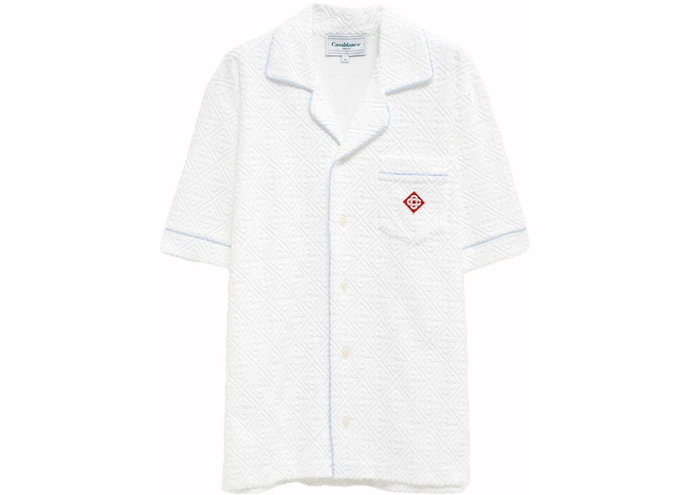Casablanca Monogram Terry Shirt White