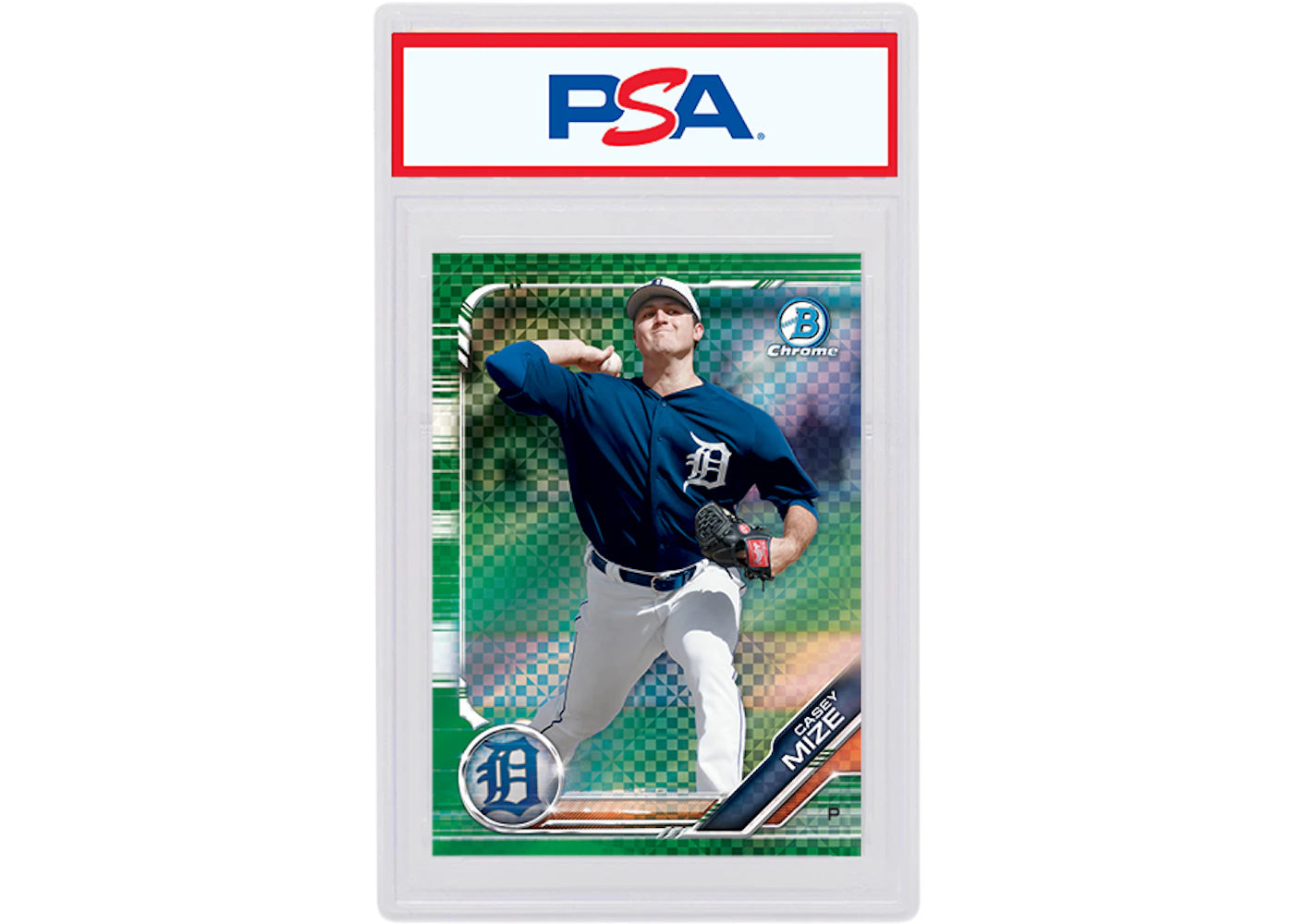 Casey Mize 2019 Bowman Chrome X Green X-Fractor /31 BCP-240 (PSA or BGS Graded)