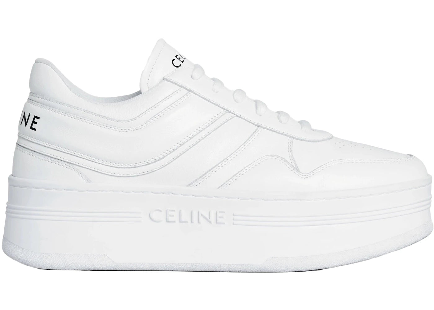 Celine Blocks Wedge Optic White (Womens)