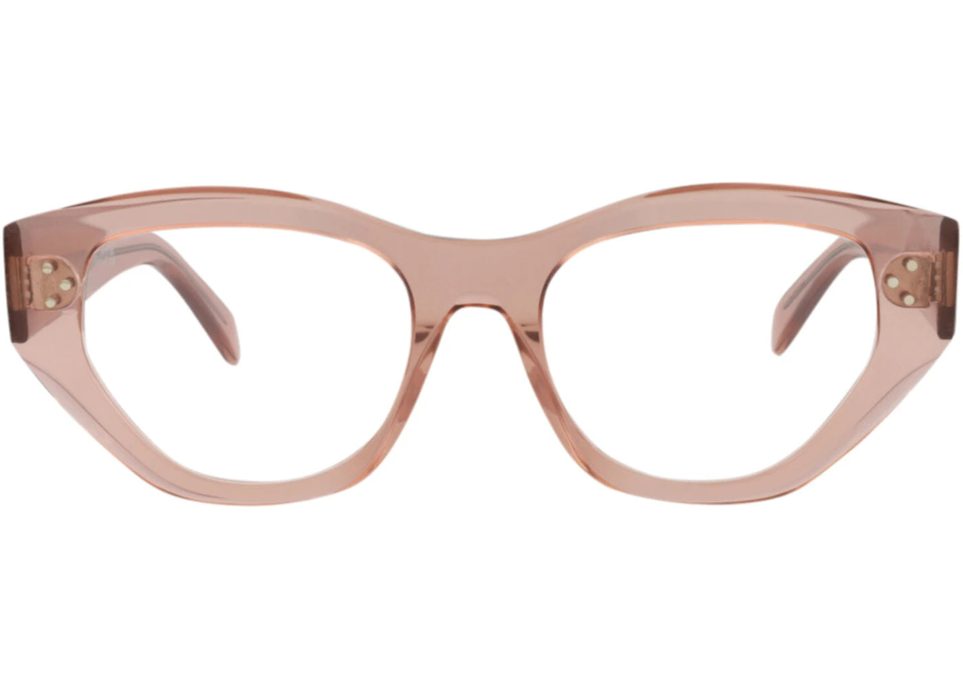 Celine Cat Eye-Frame Acetate Optical Frames Pink Pink Transparent (CL50111I-52-072)