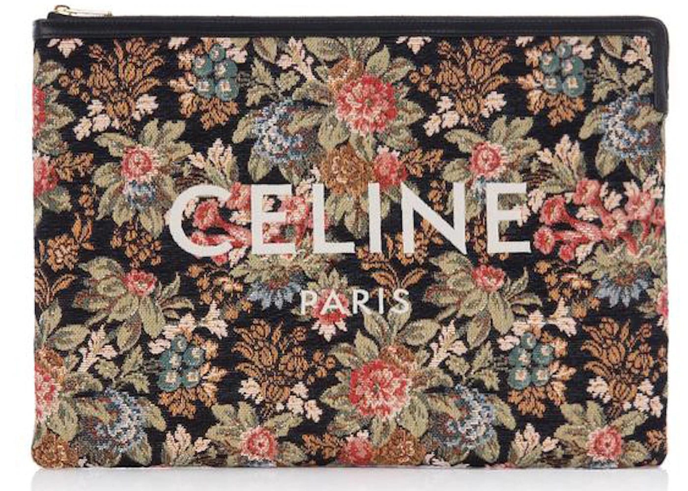 Celine Clutch Floral Jacquard Multicolor