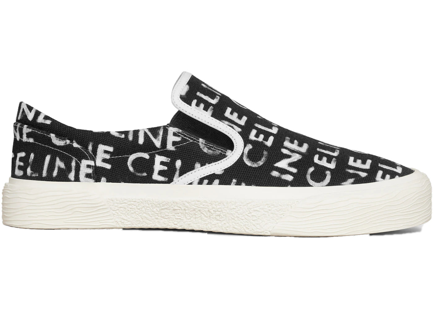 Celine Elliot Slip On Black Optic White