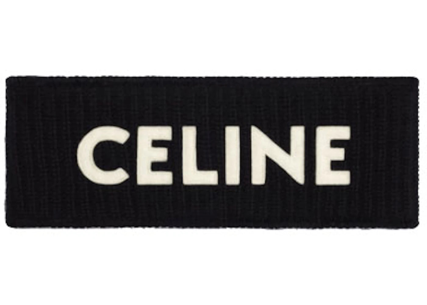 Celine Headband In Wool Black