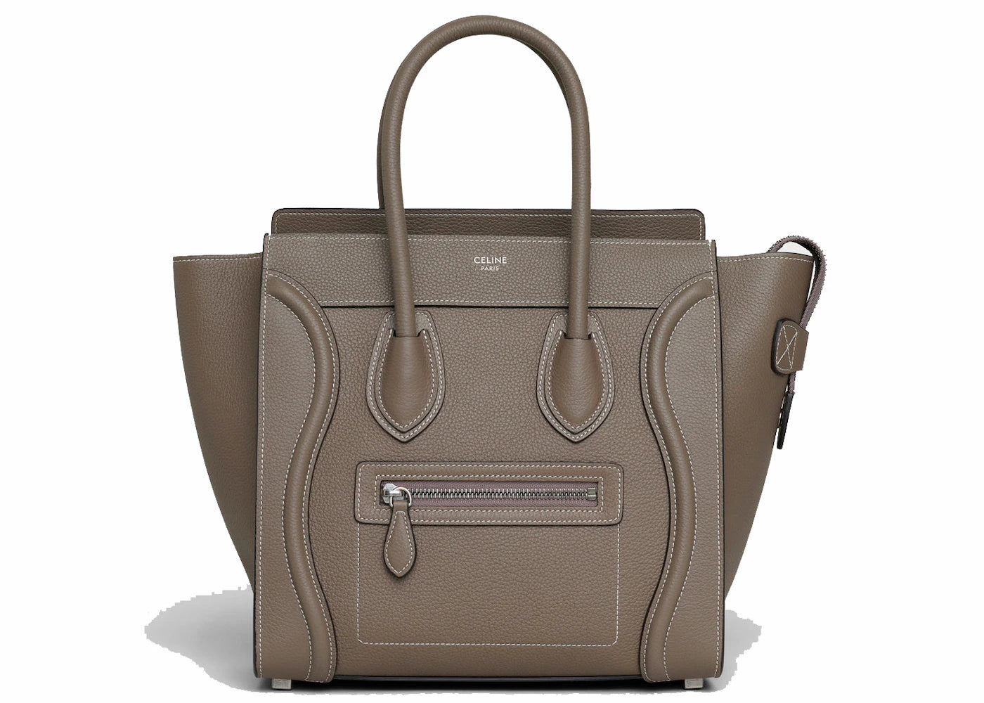 Celine Luggage Micro Drummed Calfskin Souris