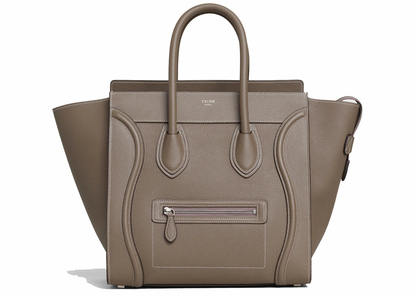 Celine Luggage Drummed Calfskin Mini Souris