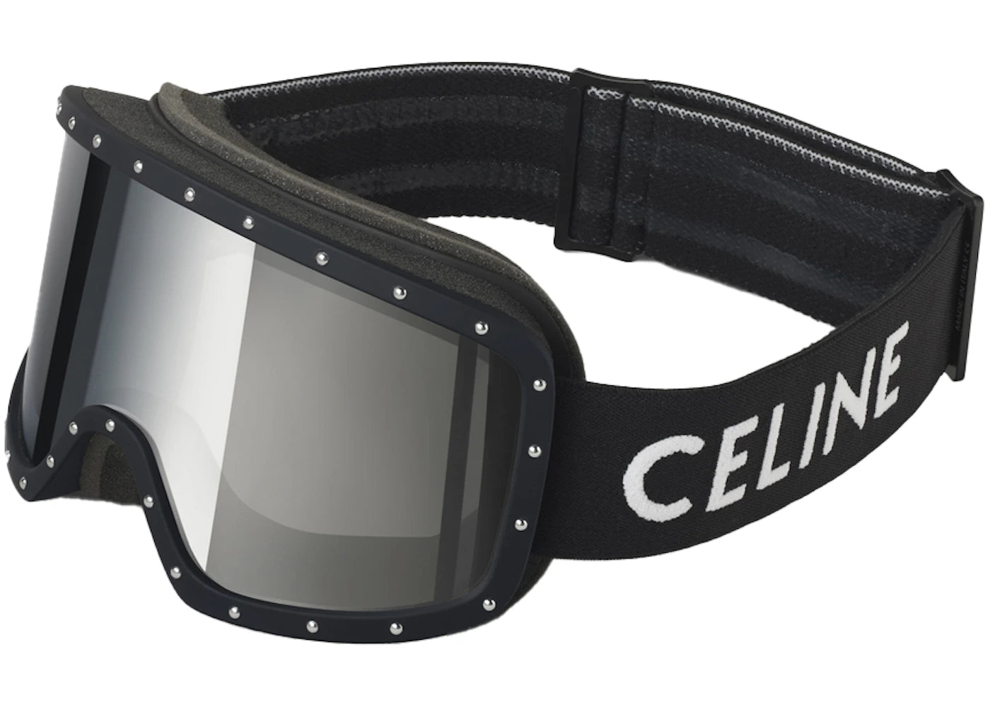 Celine Silver Mirror Lenses Ski Mask Black (4S196CMBC.38BL)