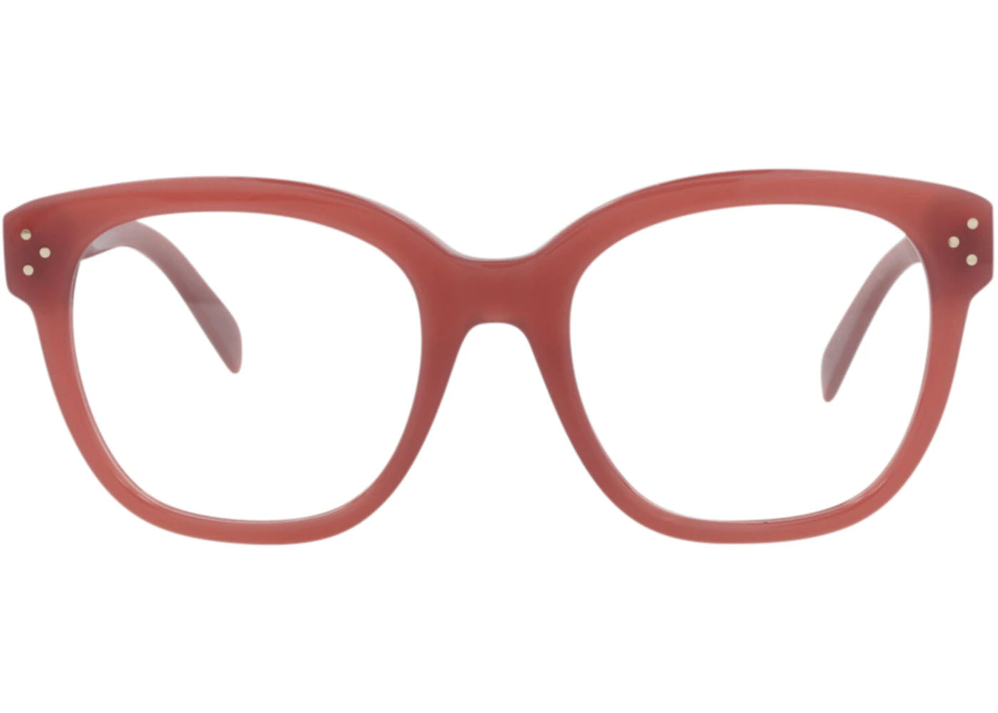 Celine Square-Frame Acetate Optical Frames Bordeaux Bordeaux Transparent (CL50086I-53-069)