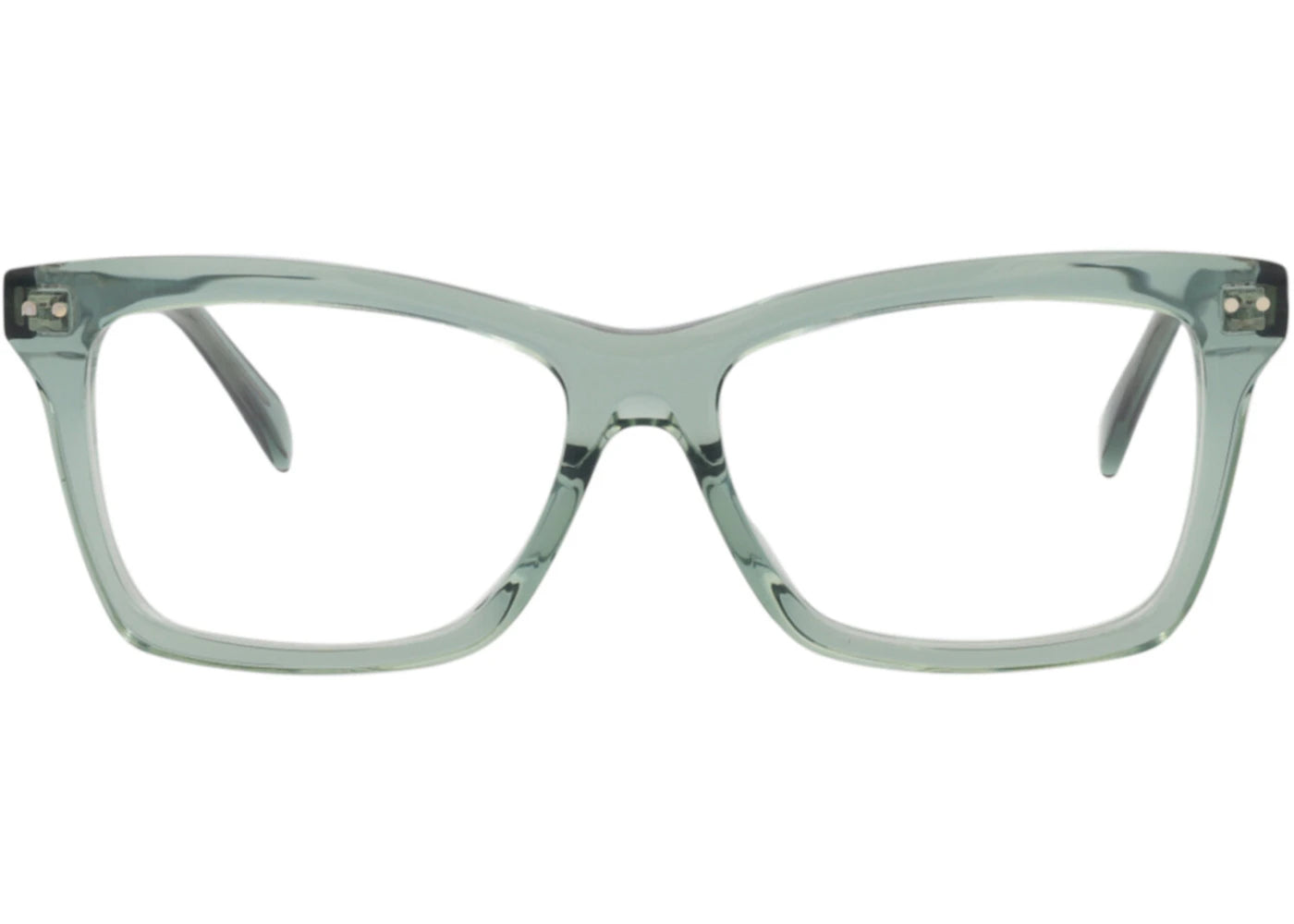 Celine Square-Frame Acetate Optical Frames Green Green Transparent (CL50117I-54-093)