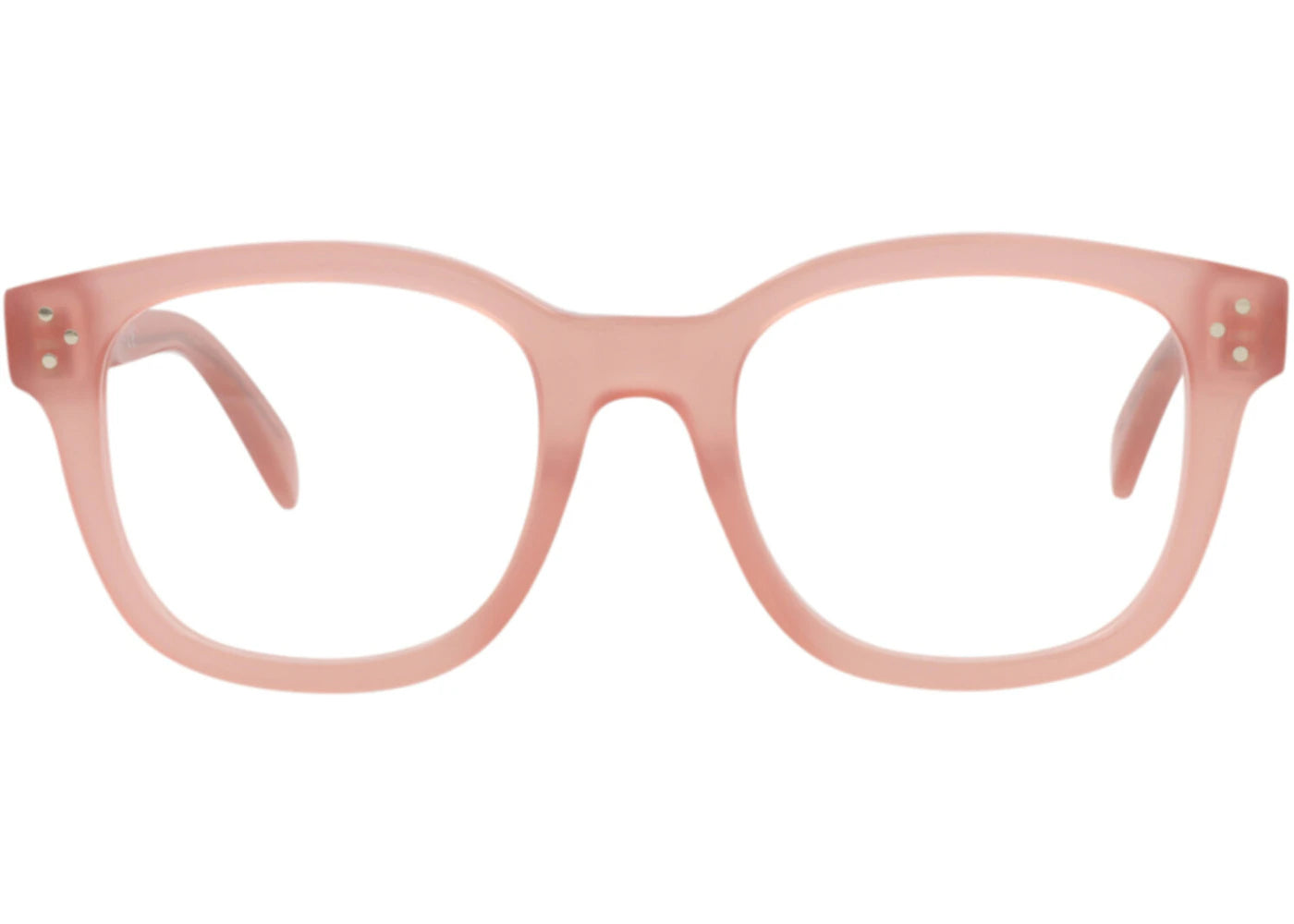 Celine Square-Frame Acetate Optical Frames Pink Pink Transparent (CL50098I-50-074)