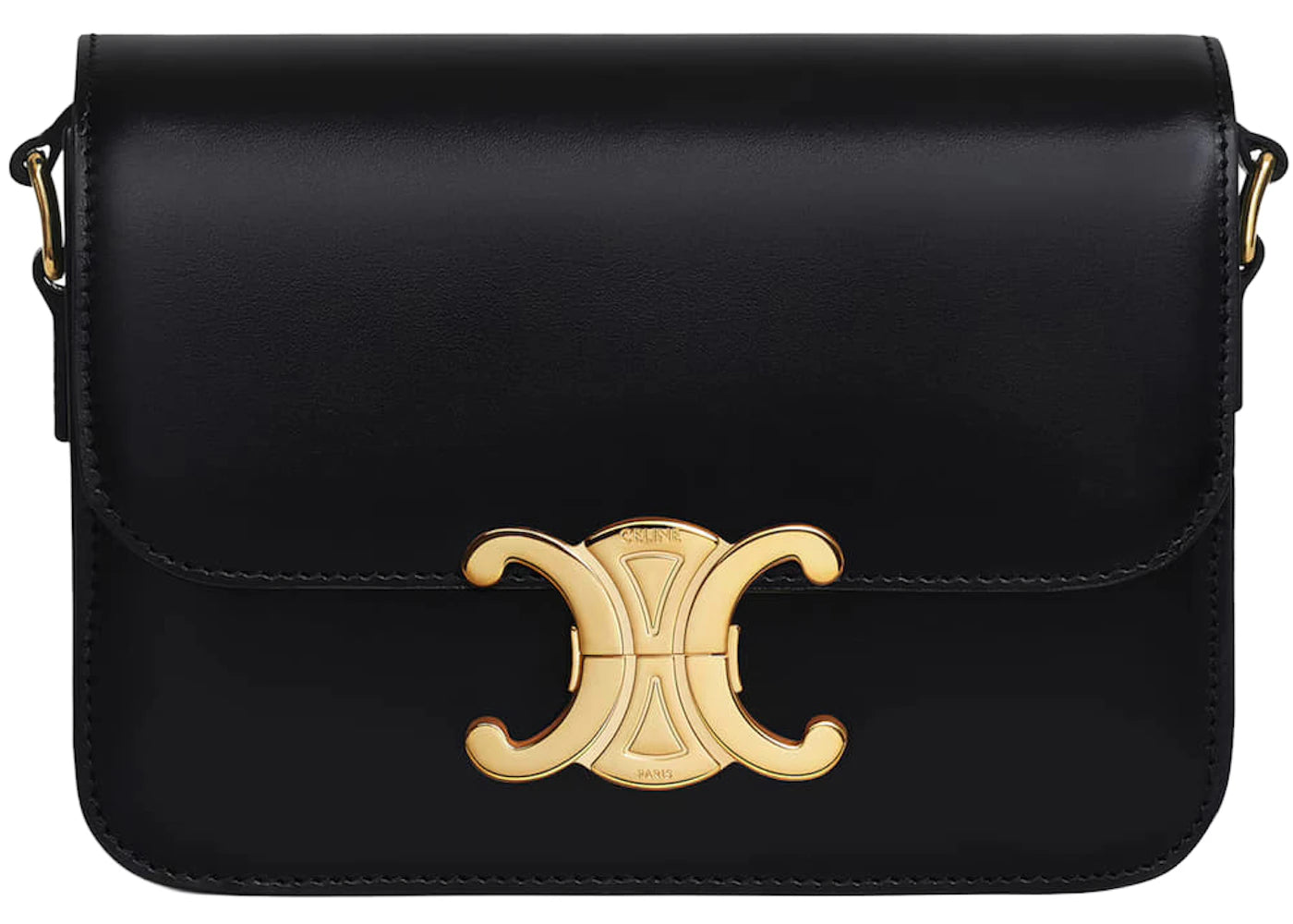 Celine Teen Triomphe Bag Black