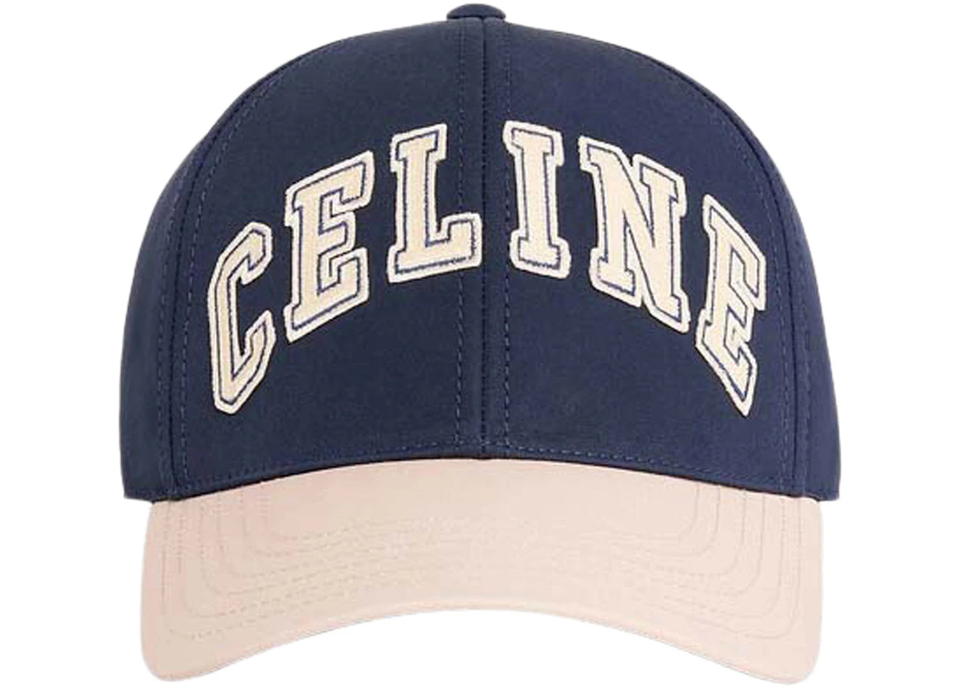 Celine University Baseball Cap Navy/Cream