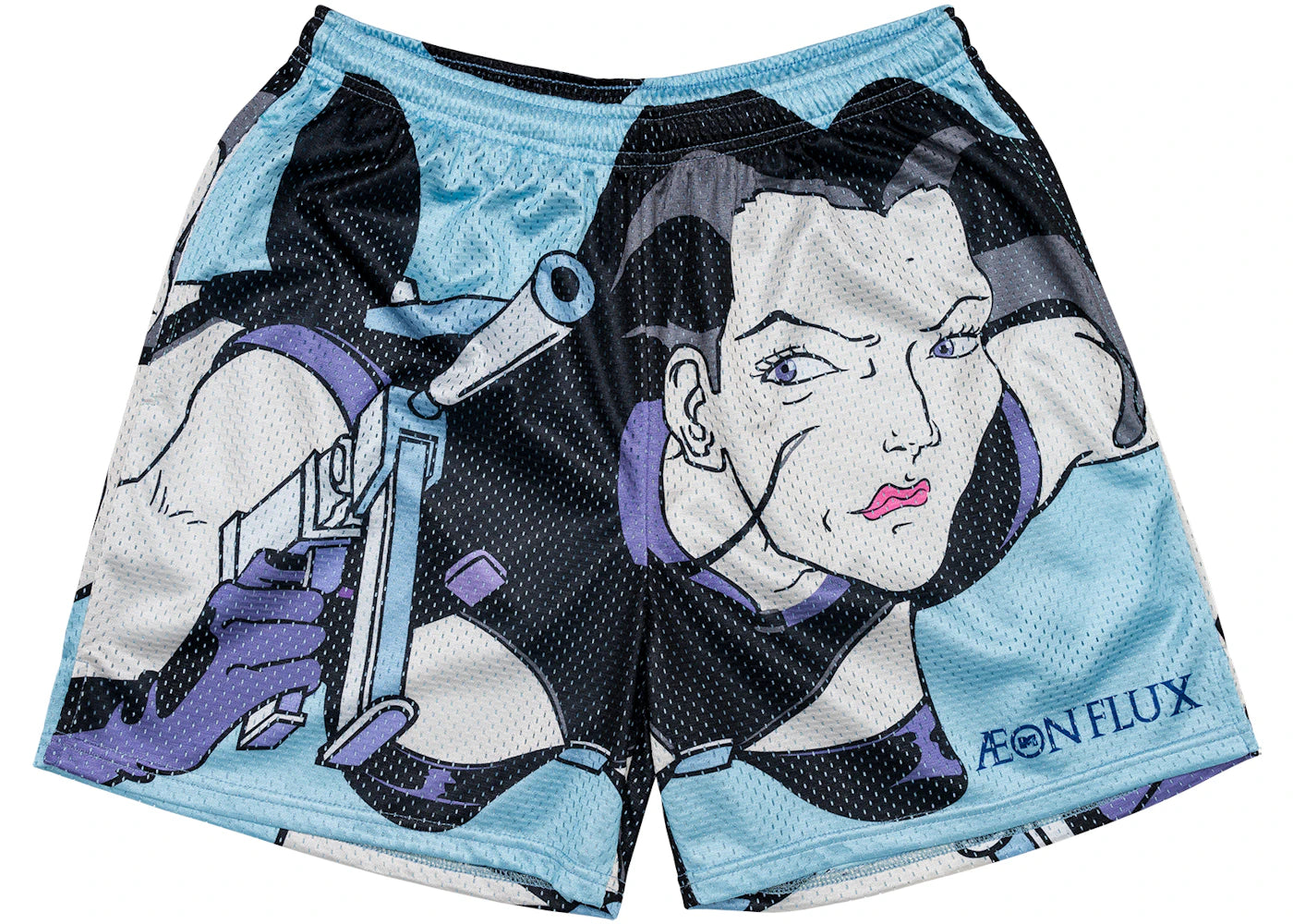 Chalk Line AEON Flux Retro Shorts Blue