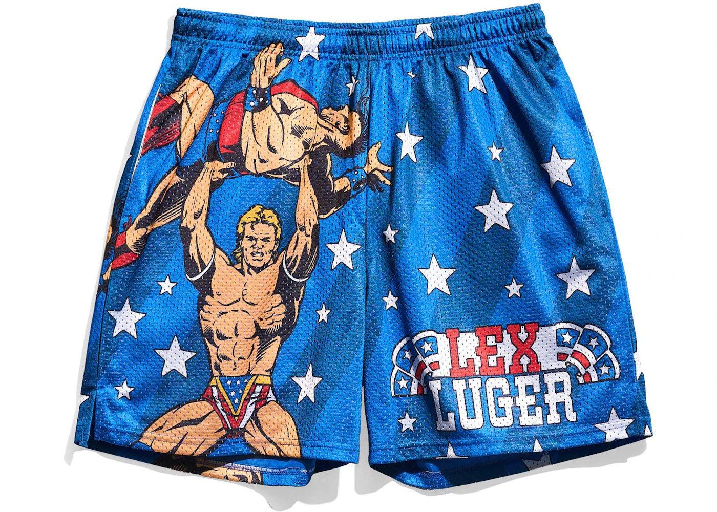 Chalk Line Lex Luger 4th of July Retro Shorts Blue/White/Red
