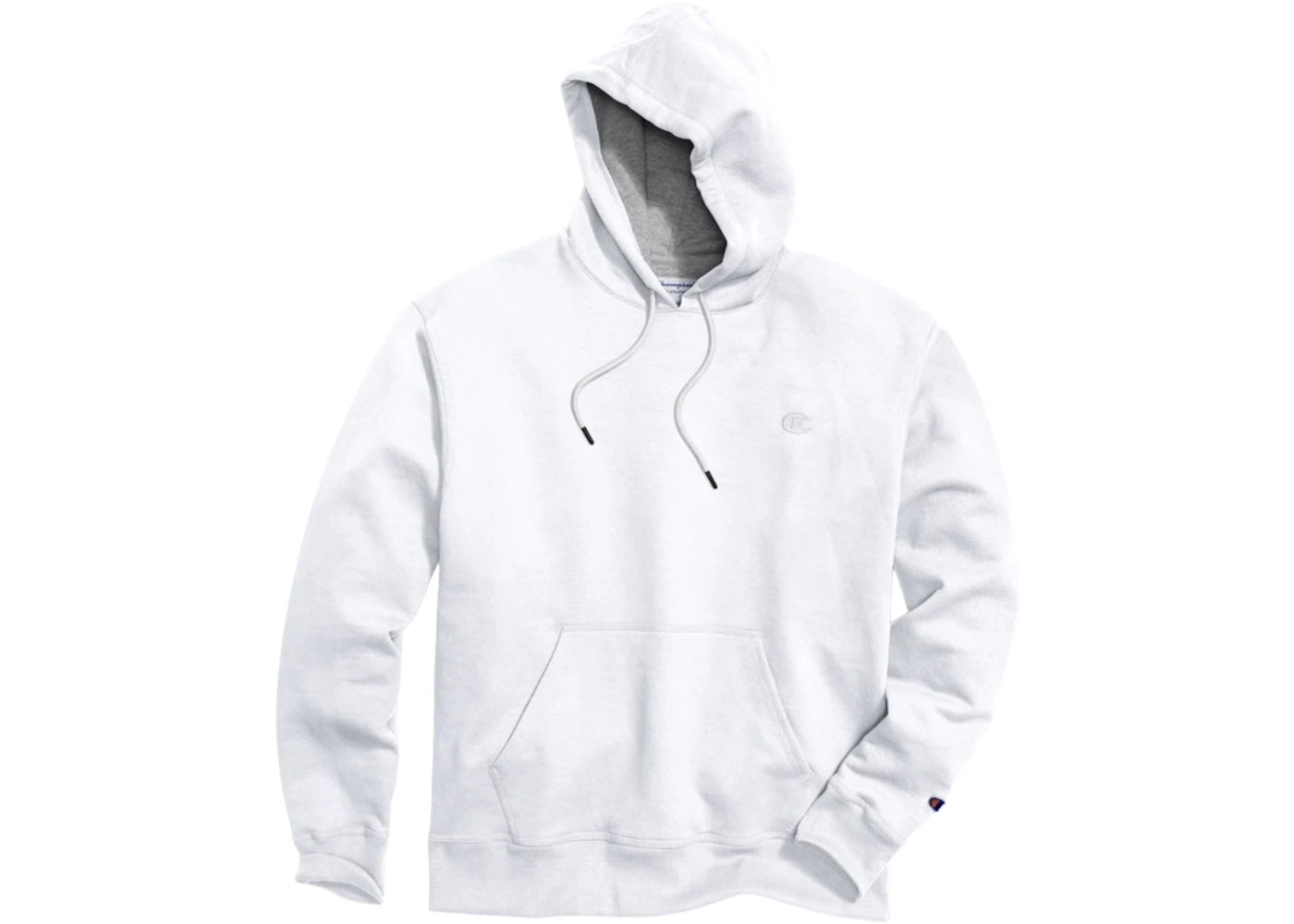 Champion Powerblend Hooded Sweatshirt White