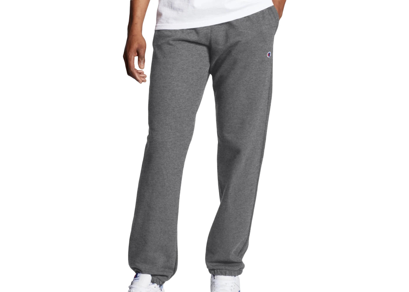 Champion Powerblend Relaxed Band Pants Granite Heath