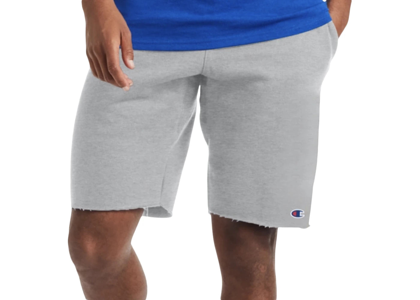 Champion Reverse Weave Cut Off Shorts Grey