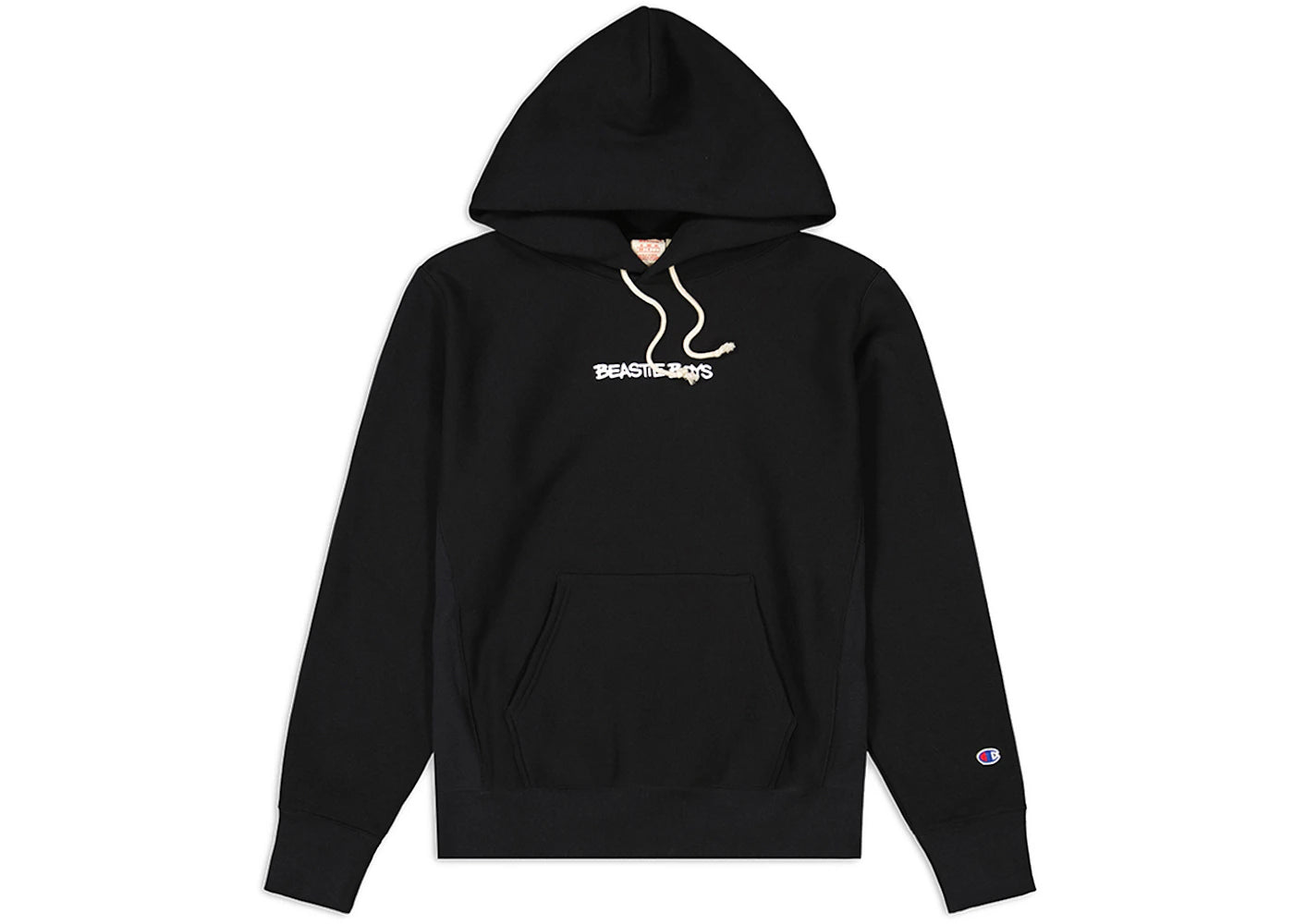 Champion x Beastie Boys x Eric Haze Check Your Head Reverse Weave Hoodie Black