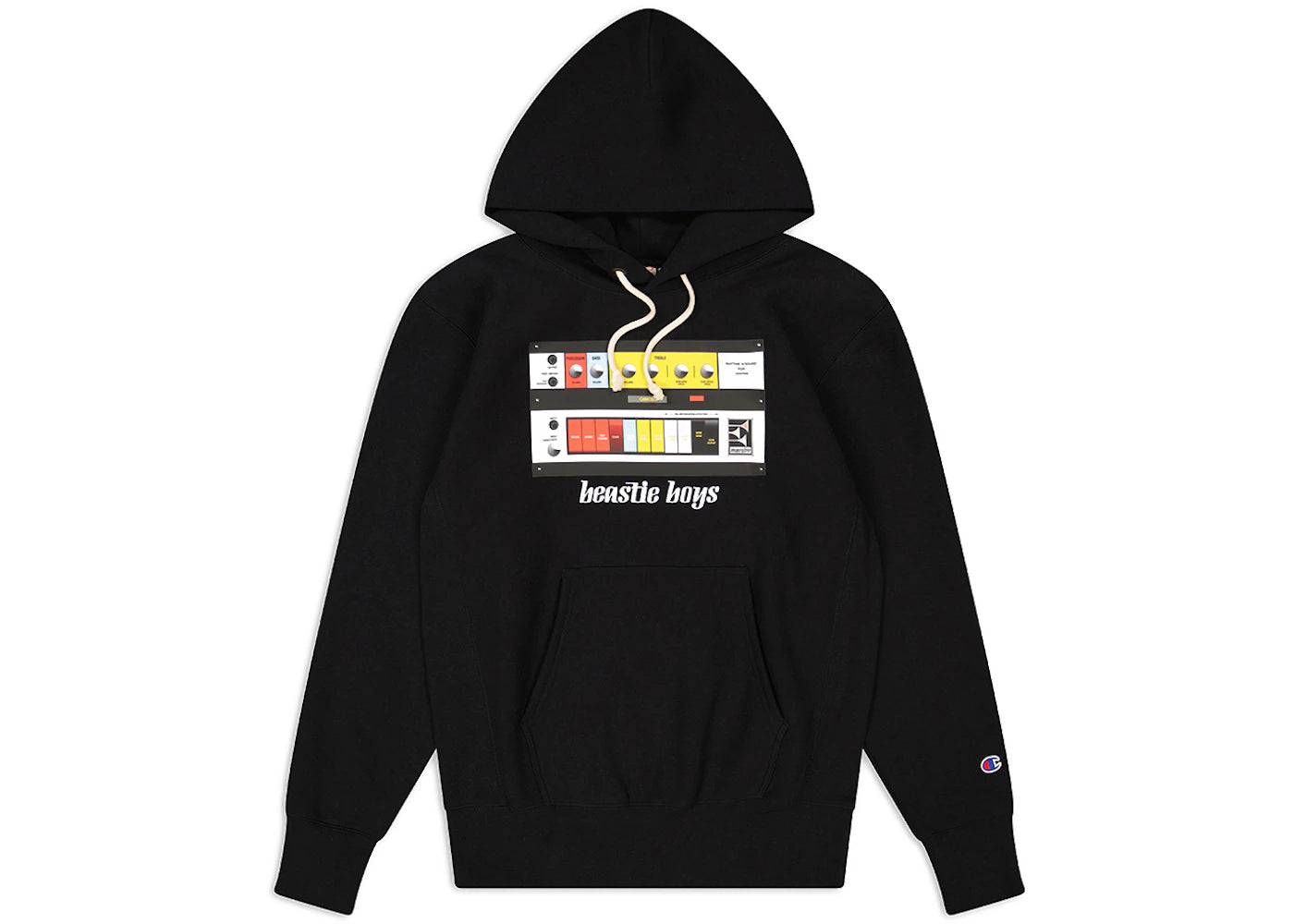 Champion x Beastie Boys x Eric Haze Mixer Reverse Weave Hoodie Black