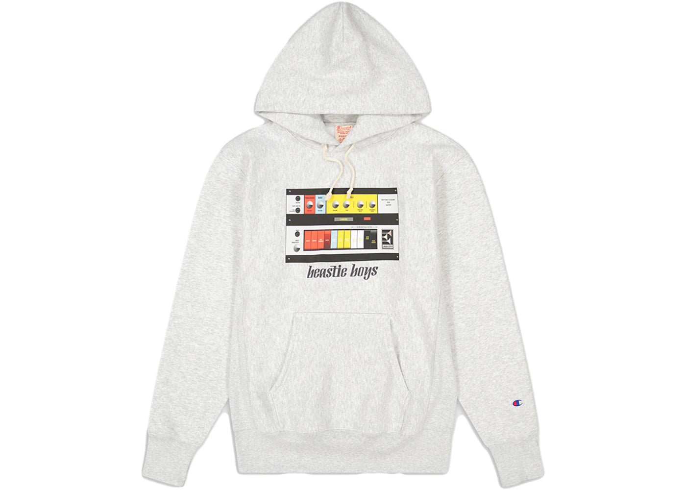 Champion x Beastie Boys x Eric Haze Mixer Reverse Weave Hoodie Oxford Grey